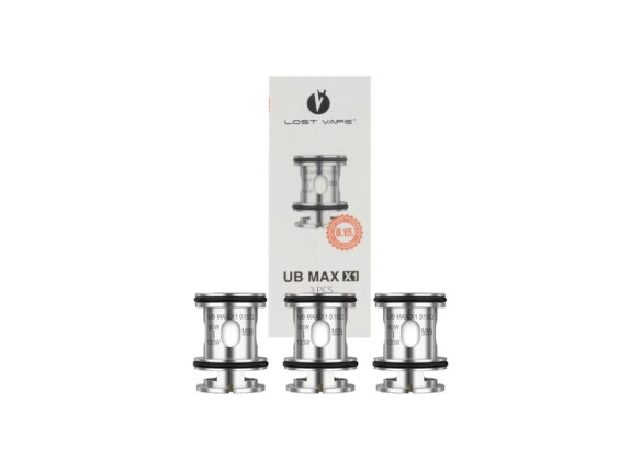 Lost Vape UB MAX X1/X2/X3 v2 0.15/0.2/0.3 Ohm (3szt.)