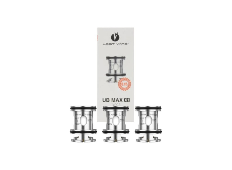 Lost Vape UB MAX X1/X2/X3 v2 0.15/0.2/0.3 Ohm (3szt.)