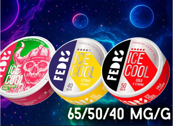 FEDRS Ice Cool Hard / X-Strong Snus 65 / 50 mg